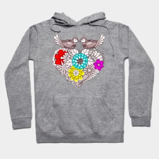 Birds Kissing Hoodie